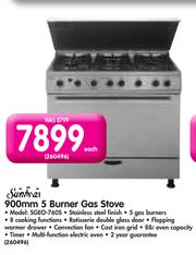 Sunbeam gas stove on sale electric oven