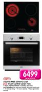 Defy 600mm MSE Slimline Oven+Touch Control Ceran Hob DBO463+DHD394-Per Set