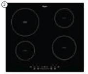 Whirlpool 600mm Touch Control Induction Hob ACM802/NE