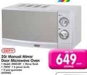 Defy 20L Manual Mirror Door Microwave Oven DMO349