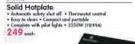 Sunbeam Solid Hotplate-Each