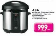 AEG 6Ltr Electric Pressure Cooker-Each