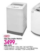 Defy 13kg Top Loader Washer WTL13019W