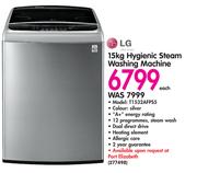 LG 15kg Hygienic Steam Washing Machine T1532AFPS5