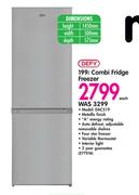 Defy 199Ltr Combi Fridge Freezer DAC519