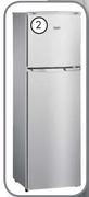 Hisense 220Ltr Double Door Fridge/Freezer H220TME