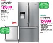 Hisense 720L French Door H720FSWD + Hisense 60L Bar Fridge H60RS