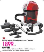 Genesis 1600W Water Filtration Vacuum Cleaner 80GHP
