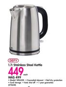 Defy 1.7L Stainless Steel Kettle WK630S