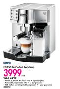DeLonghi Coffee Machine EC850.M
