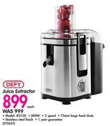 Defy Juice Extractor JE210S