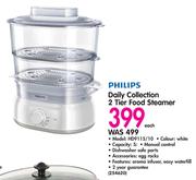  Philips Daily Collection 2 Tier Food Steamer HD9115/10