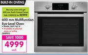 Whirlpool 600mm Multifunction Eye Level Oven AKP 742 IX-Each