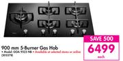 Whirlpool 900mm 5 Burner Gas Hob GOA 9523 NB-Each