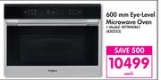 Whirlpool 600mm Eye Level Microwave Oven W7MW461-Each