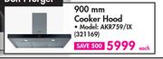 Whirlpool 900mm Cooker Hood AKR759/IX-Each
