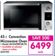 samsung 45l convection microwave oven