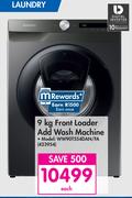Samsung 9Kg Front Loader Add Washing Machine WW90T554DAN/FA-Each