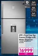 Samsung 499L Frost Free Top Freezer/Fridge With Water Dispenser RT50K6531SL-Each