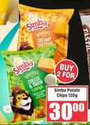 Simba Potato Chips-For 2 x 120g