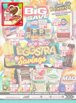 Big Save Cash And Carry : Hop Into Eggstra Savings (31 March - 19 April 2025), page 1