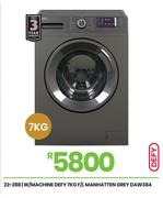 Defy 7Kg F/L Manhattan Grey W/Machine DAW384 22-288