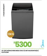 Midea 13Kg T/L MET W/Machine MA200W130/G/KL13TLE4M 22-335