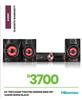 Hisense 800W Black Home Theatre Mini HiFi HA650 23-798