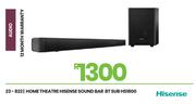 Hisense BT Sub Home Theatre Sound Bar HS1800 23-822
