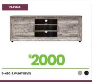 Bevel Plasma TV Unit 3-480