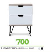 Morocco 2 Draw B/Suite Pedestal Only 8-461