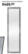 Inspire Reden Mirror Silver 36 x 126cm