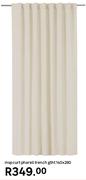Inspire Curtain Pharell Trench Gtht 140 x 280