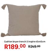 Inspire 5 Trench Bryan Cushion 45 x 45cm