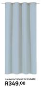 Inspire Pharell Fjord Eyel Curtain 140 x 280