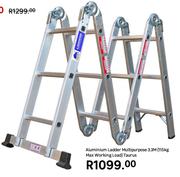 Taurus Multi Purpose Aluminium Ladder 3.3m (115Kg Max Working Load)