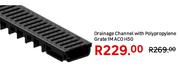 Drainage Channel With Polypropylene Grate 1MACO H50