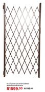 Xpanda Security Gate Ref A Saftidor 840mm x 2000mm Bronze