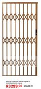 Xpanda Security Trellis Gate Aluglide 10 1000mm x 2150mm Bronze
