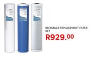 BB 3 Stage Replacement Filter Set