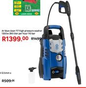 Ar Blue Clean 117 High Pressure Washer 1300W 390Ltr Per Hour 110 Bar
