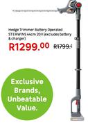 Sterwins 44cm 20V Battery Operated Hedge Trimmer