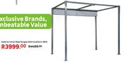 Naterial Horali Steel Pergola 300cm x 300cm 180G