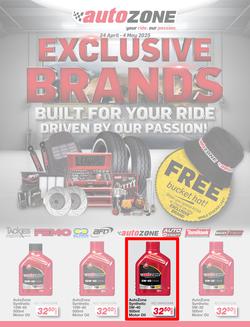 Autozone : Exclusive Brands (24 April - 04 May 2025), page 1
