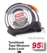 Tomi Hawk Tape Measure With Auto Lock 5m x 19mm FED.AKT25490