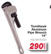 TomiHawk Aluminum Pipe Wrench 14" FED.AKT39424