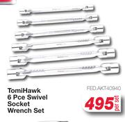 Tomi Hawk 6 Pce Swivel Socket Wrench Set FED.AKT40940-Per Set