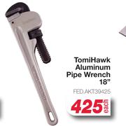TomiHawk Aluminum Pipe Wrench 18" FED.AKT39425