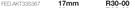 TomiHawk 3/8" Dr, 12Pt Deep Sockets FED.AKT335367-17mm