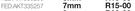 TomiHawk 3/8" Dr,12Pt Sockets FED.AKT335257-7mm  